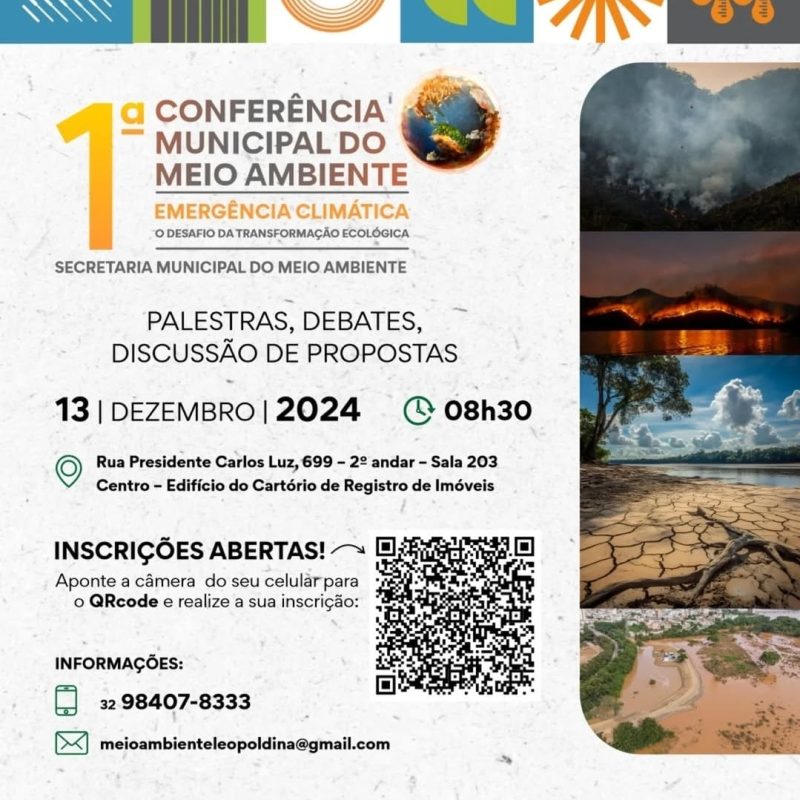 1 conferência do meio ambiente